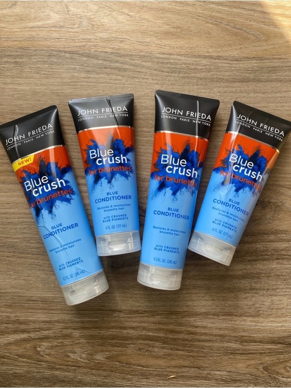 John Frieda Blue Crush Conditioner for Brunettes - Blue